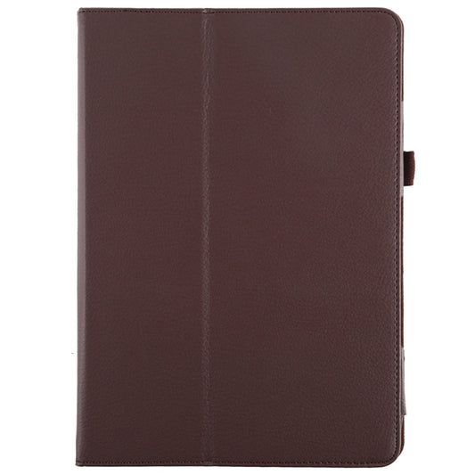 Litchi Texture Horizontal Flip Leather Case with Holder For iPad 10.5 / iPad 10.2 2021 / 2020 / 2019(Brown) by buy2fix