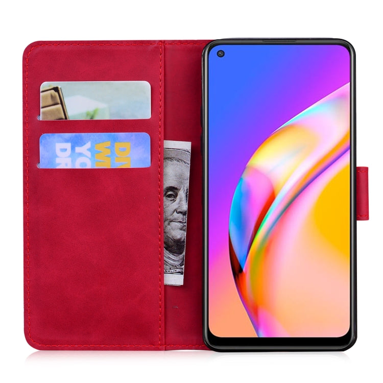 For OPPO Reno5 Z Tiger Embossing Pattern Horizontal Flip Leather Case with Holder & Card Slots & Wallet(Black) by buy2fix