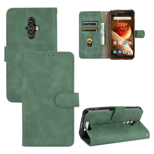 For Blackview BV6600 Solid Color Skin Feel Magnetic Buckle Horizontal Flip Calf Texture PU Leather Case with Holder & Card Slots & Wallet(Green) - More Brand by buy2fix | Online Shopping UK | buy2fix