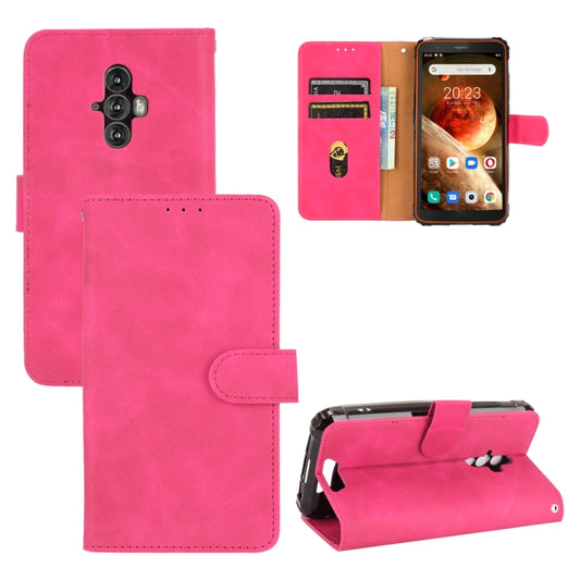 For Blackview BV6600 Solid Color Skin Feel Magnetic Buckle Horizontal Flip Calf Texture PU Leather Case with Holder & Card Slots & Wallet(Rose Gold) - More Brand by buy2fix | Online Shopping UK | buy2fix