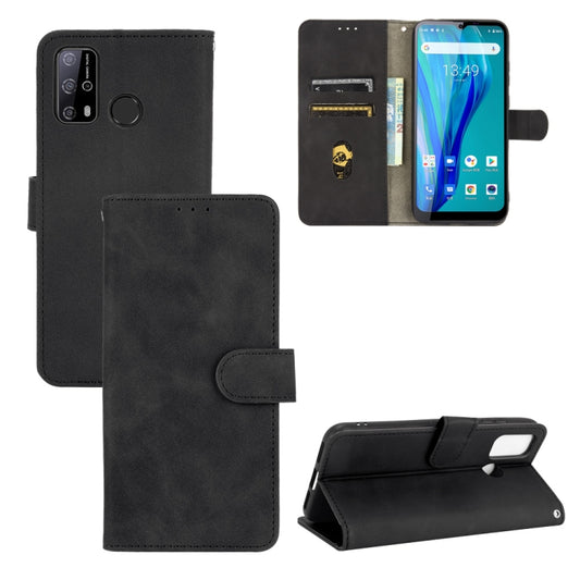 For Oukitel C23 Pro Solid Color Skin Feel Magnetic Buckle Horizontal Flip Calf Texture PU Leather Case with Holder & Card Slots & Wallet(Black) - More Brand by buy2fix | Online Shopping UK | buy2fix