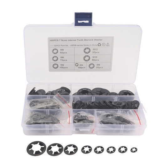 A5709 480 PCS Torx Bearing Clamp Retaining Ring Manganese Steel Quick Speed Locking Washer - Booster Cable & Clip by buy2fix | Online Shopping UK | buy2fix