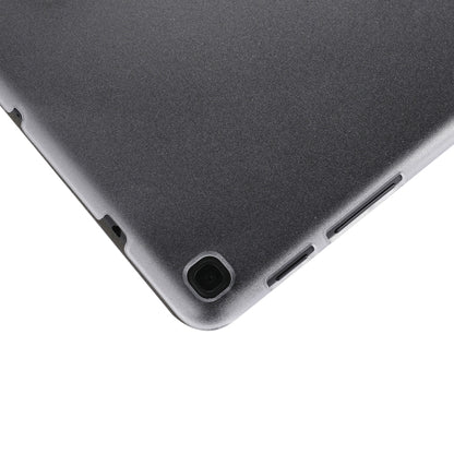 Silk Texture Three-fold Horizontal Flip Leather Case with Holder For Samsung Galaxy Tab A7 Lite 8.7 T220 / T225(Purple) - Tab A7 Lite T220 / T225 by buy2fix | Online Shopping UK | buy2fix