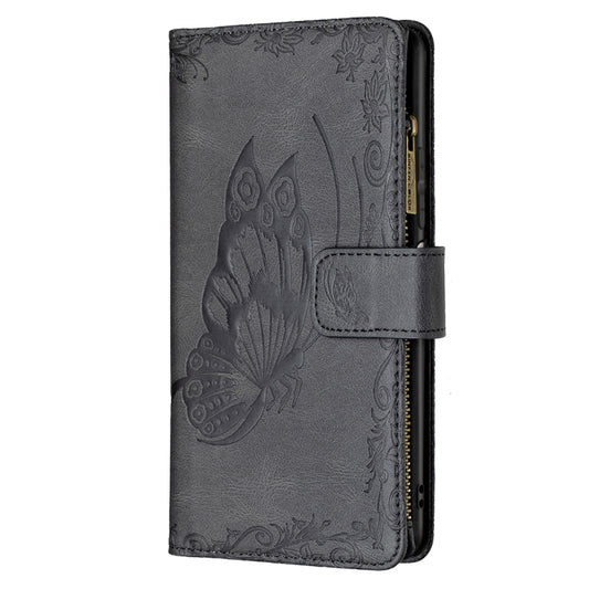 For Xiaomi Redmi Note 10 Pro Flying Butterfly Embossing Pattern Zipper Horizontal Flip Leather Case with Holder & Card Slots & Wallet(Black) - Xiaomi Cases by buy2fix | Online Shopping UK | buy2fix
