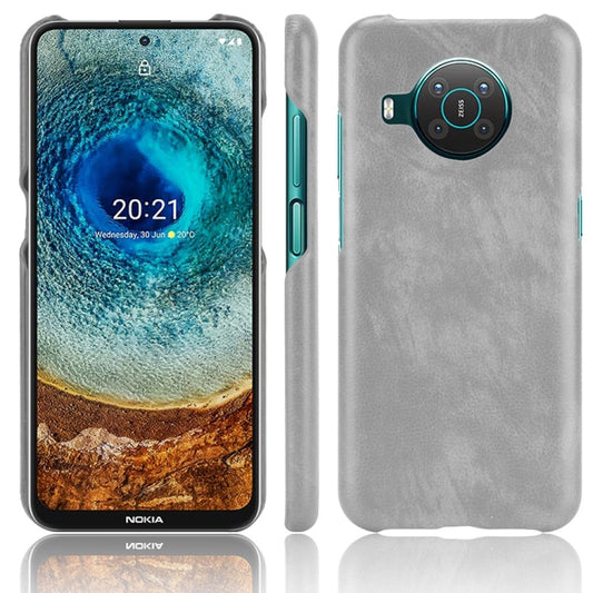 For Nokia X10 / X20 Shockproof Litchi Texture PC + PU Case(Grey) - Nokia Cases by buy2fix | Online Shopping UK | buy2fix