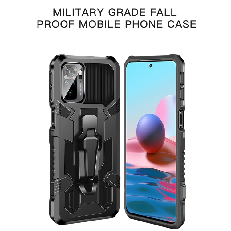 For OPPO A94 Armor Warrior Shockproof PC + TPU Protective Case(Coffee) by buy2fix