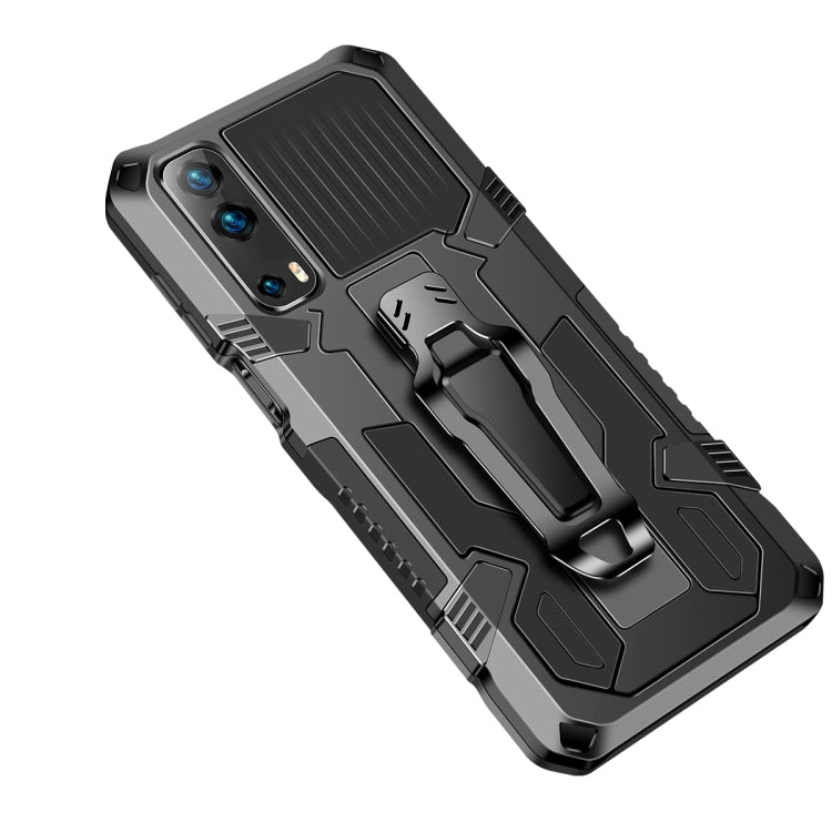 For vivo Y72 5G Armor Warrior Shockproof PC + TPU Protective Case(Black) - vivo Cases by buy2fix | Online Shopping UK | buy2fix