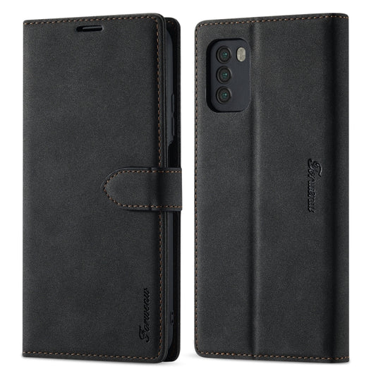 For Xiaomi Poco M3 / Redmi 9T / 9 Power Forwenw F1 Series Matte Strong Magnetism Horizontal Flip Leather Case with Holder & Card Slots & Wallet & Photo Frame(Black) - Xiaomi Cases by Forwenw | Online Shopping UK | buy2fix