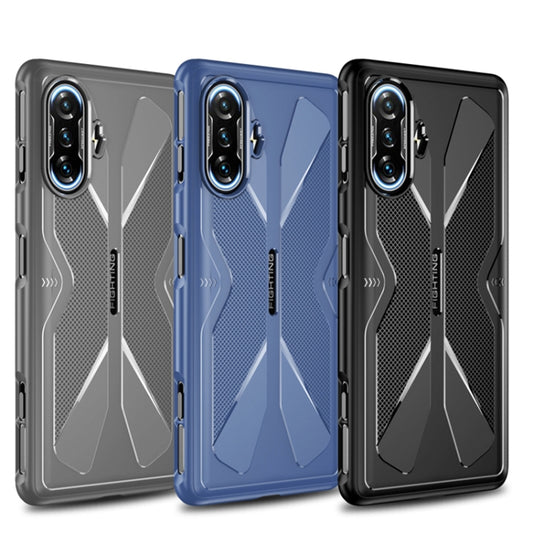 For Xiaomi Redmi K40 Gaming TPU Cooling Gaming Phone All-inclusive Shockproof Case(Black) - Xiaomi Cases by buy2fix | Online Shopping UK | buy2fix