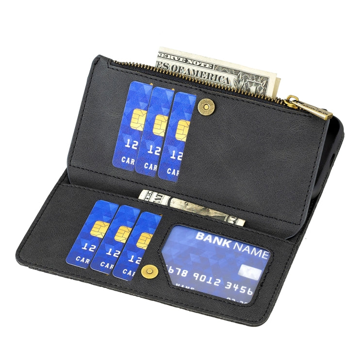 For Samsung Galaxy A32 5G Flying Butterfly Embossing Pattern Zipper Horizontal Flip Leather Case with Holder & Card Slots & Wallet(Black) by buy2fix