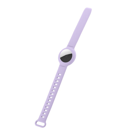 Silicone Anti-scratch Shockproof Protective Cover Soft Case For AirTag(Purple) - Other by buy2fix | Online Shopping UK | buy2fix