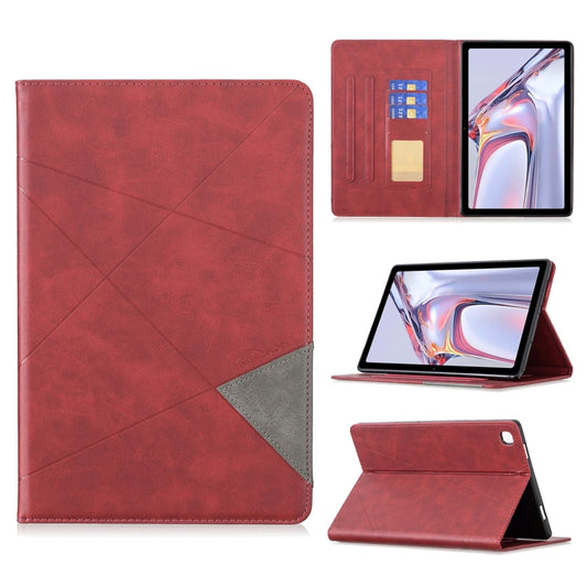For Samsung Galaxy Tab A7 10.4 (2020) Rhombus Texture Horizontal Flip Magnetic Leather Case with Holder & Card Slots(Red) - Other Galaxy Tab PC by buy2fix | Online Shopping UK | buy2fix