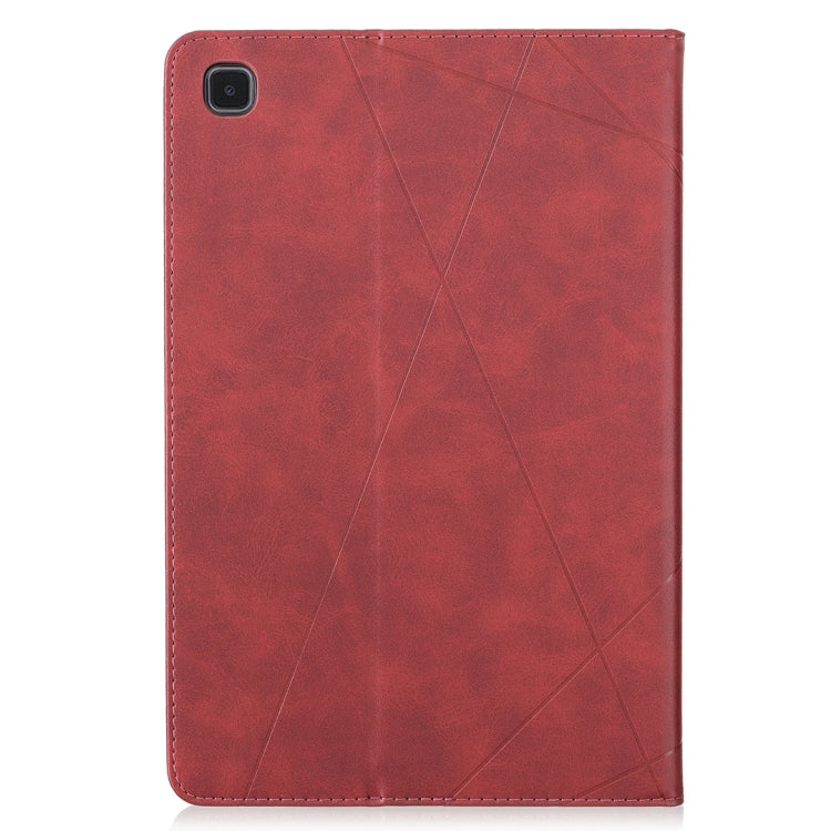 For Samsung Galaxy Tab A7 10.4 (2020) Rhombus Texture Horizontal Flip Magnetic Leather Case with Holder & Card Slots(Red) - Other Galaxy Tab PC by buy2fix | Online Shopping UK | buy2fix