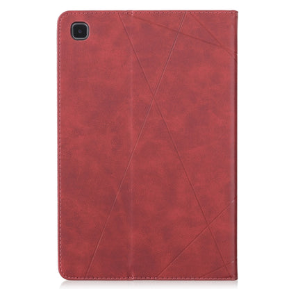 For Samsung Galaxy Tab A7 10.4 (2020) Rhombus Texture Horizontal Flip Magnetic Leather Case with Holder & Card Slots(Red) - Other Galaxy Tab PC by buy2fix | Online Shopping UK | buy2fix