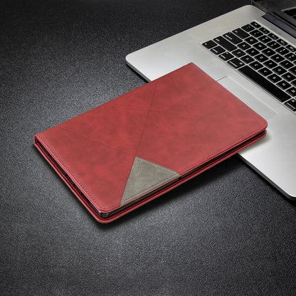For Samsung Galaxy Tab A7 10.4 (2020) Rhombus Texture Horizontal Flip Magnetic Leather Case with Holder & Card Slots(Red) - Other Galaxy Tab PC by buy2fix | Online Shopping UK | buy2fix