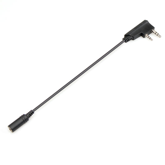 RETEVIS TCK01 Kenwood 2 Pin to 3.5mm Female Mobile Phone Audio Earphone Transfer Cable for RT21/RT22/RT24/RT7/RT27/H777 - Other Accessories by RETEVIS | Online Shopping UK | buy2fix