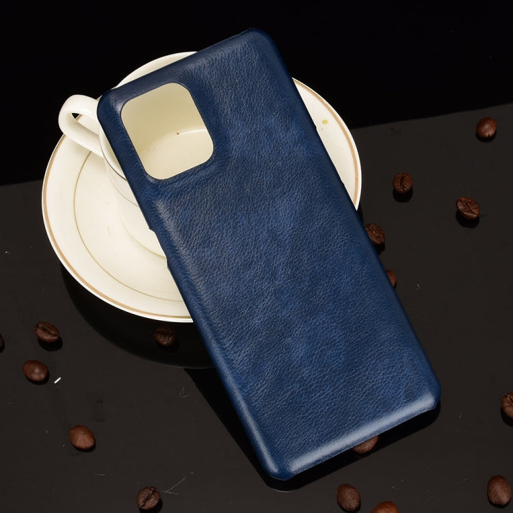 For OPPO Find X3 / X3 Pro Shockproof Litchi Texture PC + PU Case(Blue) by buy2fix