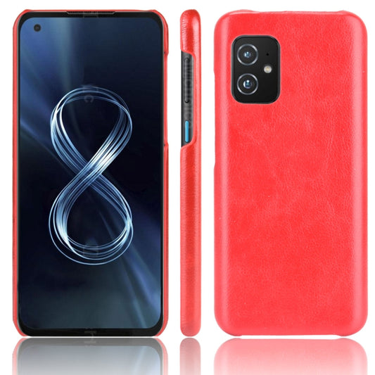 For Asus Zenfone 8 / ZS590KS Shockproof Litchi Texture PC + PU Case(Red) - ASUS Cases by buy2fix | Online Shopping UK | buy2fix