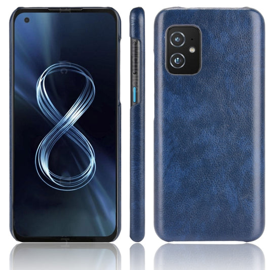 For Asus Zenfone 8 / ZS590KS Shockproof Litchi Texture PC + PU Case(Blue) - ASUS Cases by buy2fix | Online Shopping UK | buy2fix