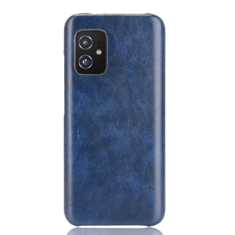 For Asus Zenfone 8 / ZS590KS Shockproof Litchi Texture PC + PU Case(Blue) by buy2fix