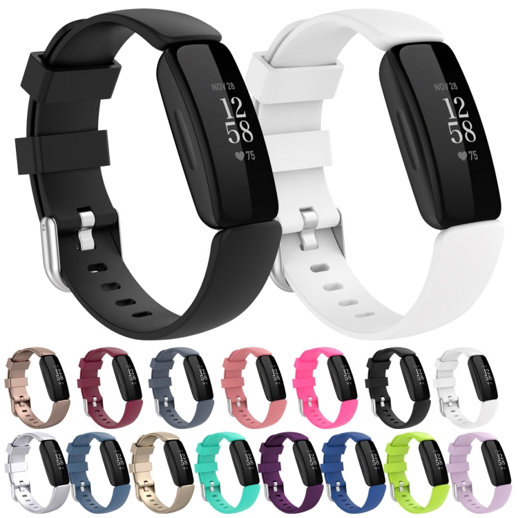 For Fitbit Ace 3 / Inspire 2 Silicone Watch Band(Dark Blue) - Watch Bands by buy2fix | Online Shopping UK | buy2fix
