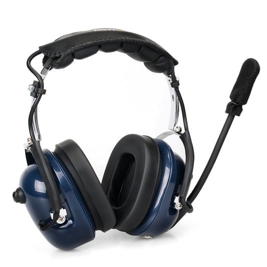 RETEVIS EH050K 2 Pin Adjustable Volume Noise Reduction Aviation Headphone Microphone with Finger PTT - Microphones & Headsets by RETEVIS | Online Shopping UK | buy2fix