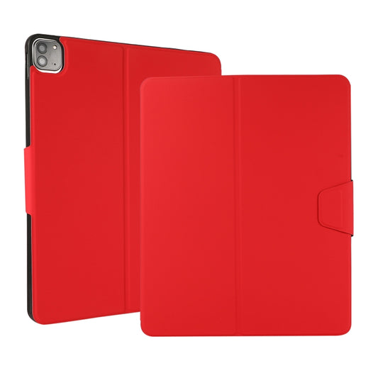 For iPad Air 13 2025 / 2024 / iPad Pro 12.9 2022 / 2021 Electric Pressed Texture Horizontal Flip Leather Tablet Case with Holder & Pen Slot(Red) - iPad Pro 12.9 (2022/2021) Cases by buy2fix | Online Shopping UK | buy2fix