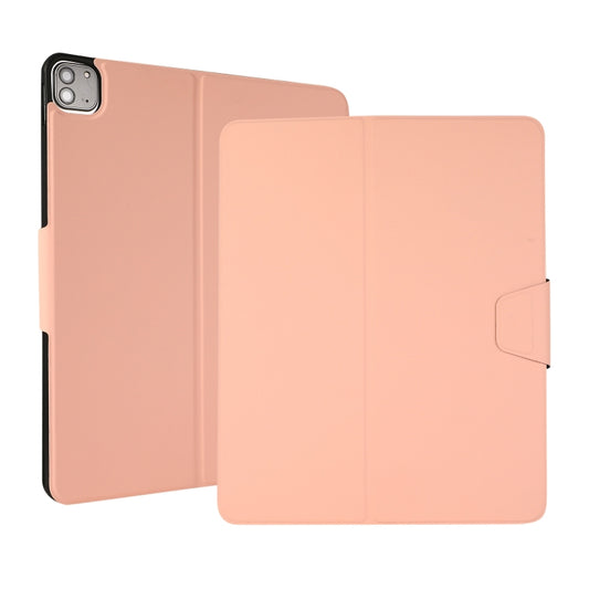 For iPad Air 13 2025 / 2024 / iPad Pro 12.9 2022 / 2021 Electric Pressed Texture Horizontal Flip Leather Tablet Case with Holder & Pen Slot(Pink) - iPad Pro 12.9 (2022/2021) Cases by buy2fix | Online Shopping UK | buy2fix