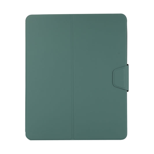 For iPad Air 13 2025 / 2024 / iPad Pro 12.9 2022 / 2021 Electric Pressed Texture Horizontal Flip Leather Tablet Case with Holder & Pen Slot(Dark Green) - iPad Pro 12.9 (2022/2021) Cases by buy2fix | Online Shopping UK | buy2fix