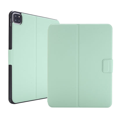 For iPad Pro 11 2022 / 2021 Electric Pressed Texture Horizontal Flip Leather Tablet Case with Holder & Pen Slot(Mint Green) - iPad Pro 11 (2022/2021) Cases by buy2fix | Online Shopping UK | buy2fix