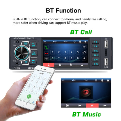 P4022 3.8 inch Universal Car Radio Receiver MP5 Player, Support FM & Bluetooth & TF Card with Remote Control - Car MP3 & MP4 & MP5 by buy2fix | Online Shopping UK | buy2fix
