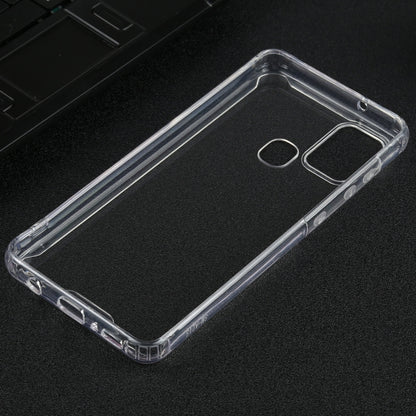 For Samsung Galaxy A21s Four-corner Shockproof Transparent TPU + PC Protective Case by buy2fix