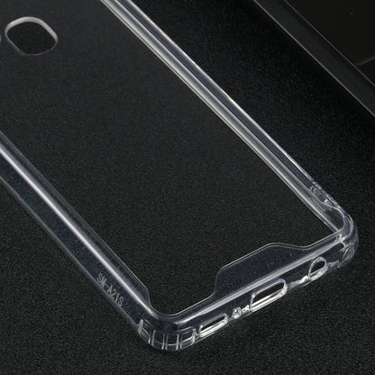 For Samsung Galaxy A21s Four-corner Shockproof Transparent TPU + PC Protective Case by buy2fix