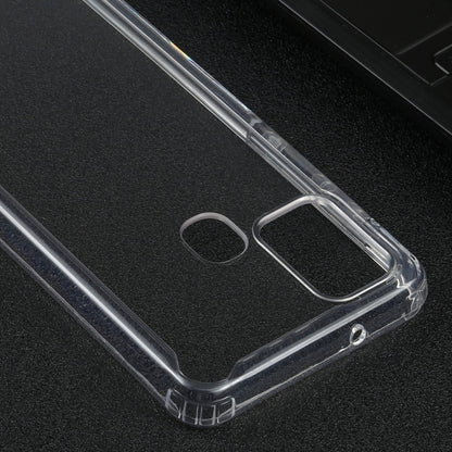 For Samsung Galaxy A21s Four-corner Shockproof Transparent TPU + PC Protective Case by buy2fix