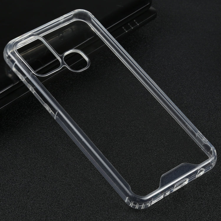 For Samsung Galaxy M31 Four-corner Shockproof Transparent TPU + PC Protective Case by buy2fix