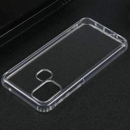 For Samsung Galaxy M31 Four-corner Shockproof Transparent TPU + PC Protective Case by buy2fix
