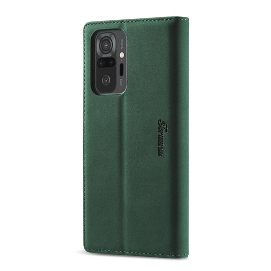 For Xiaomi Poco F3 Forwenw F1 Series Matte Strong Magnetism Horizontal Flip Leather Case with Holder & Card Slots & Wallet & Photo Frame(Green) - Xiaomi Cases by Forwenw | Online Shopping UK | buy2fix