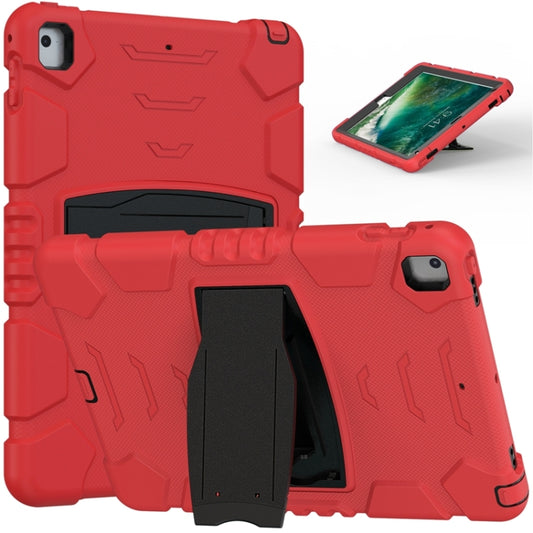 3-Layer Protection  Screen Frame + PC + Silicone Shockproof Combination Case with Holder For iPad 9.7 (2018) / (2017) / Air 2 / Pro 9.7(Red+Black) - iPad Pro 9.7 inch Cases by buy2fix | Online Shopping UK | buy2fix