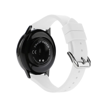 20mm T-shaped Buckle Silicone Watch Band(White) - 20mm Bands by buy2fix | Online Shopping UK | buy2fix