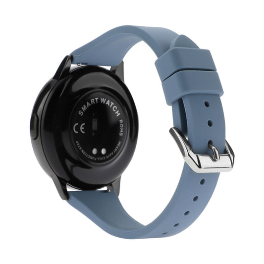 20mm T-shaped Buckle Silicone Watch Band(Lavender Grey) - 20mm Bands by buy2fix | Online Shopping UK | buy2fix