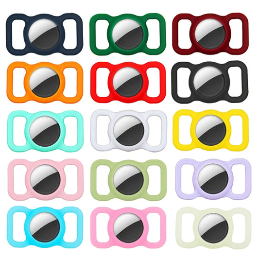 Shockproof Anti-scratch Silicone Case Protective Cover, Style: Animal For AirTag(Black) - Other by buy2fix | Online Shopping UK | buy2fix