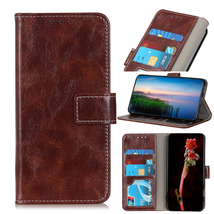 For Nokia X10 / X20 Retro Crazy Horse Texture Horizontal Flip Leather Case with Holder & Card Slots & Photo Frame & Wallet(Brown) by buy2fix