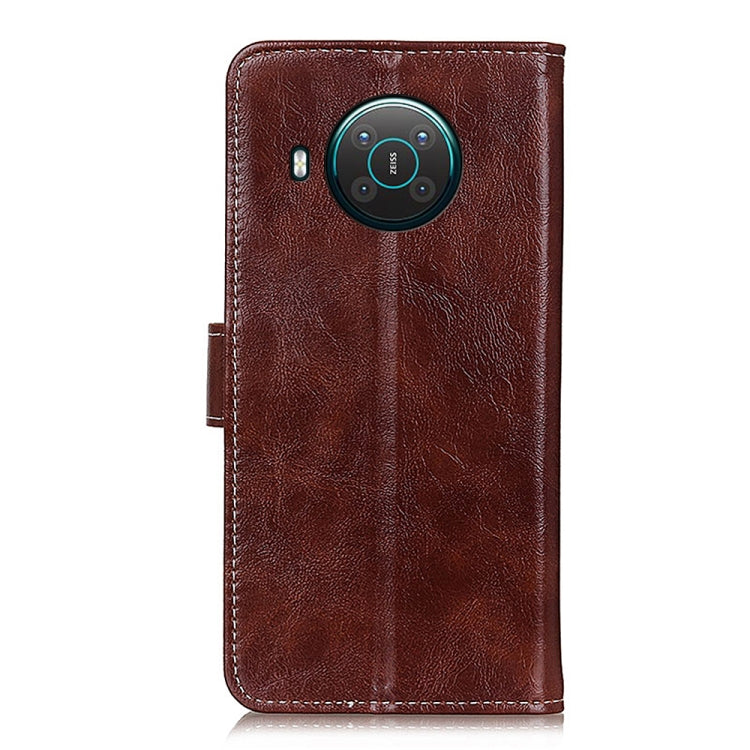 For Nokia X10 / X20 Retro Crazy Horse Texture Horizontal Flip Leather Case with Holder & Card Slots & Photo Frame & Wallet(Brown) by buy2fix