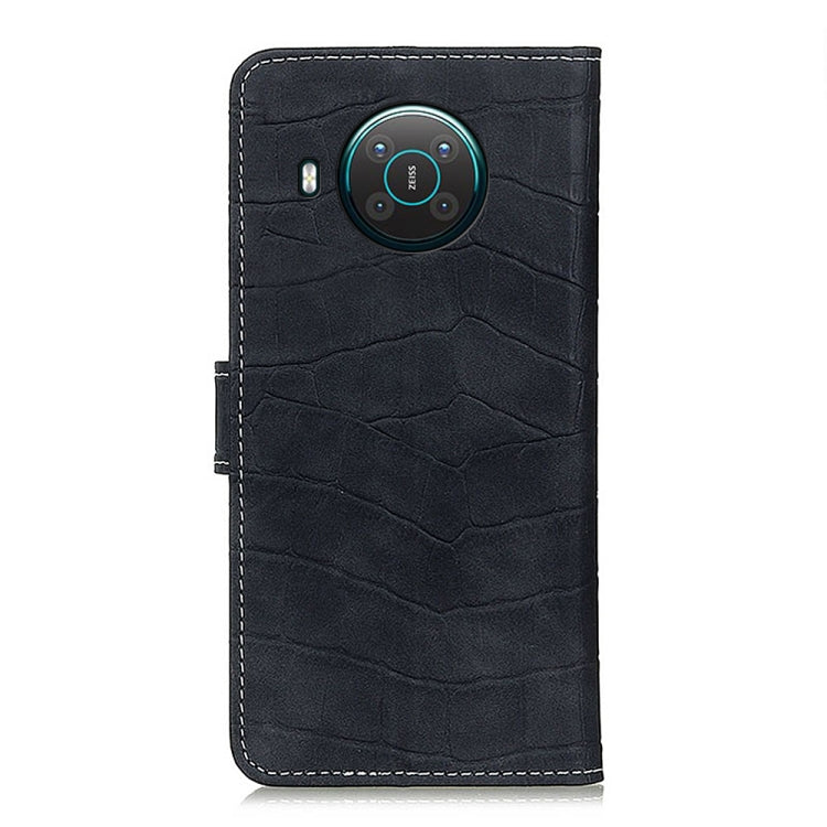 For Nokia X10 / X20 Crocodile Texture Horizontal Flip Leather Case with Holder & Card Slots & Photo Frame & Wallet(Black) by buy2fix