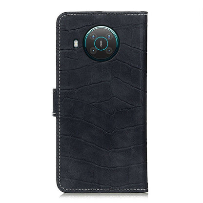 For Nokia X10 / X20 Crocodile Texture Horizontal Flip Leather Case with Holder & Card Slots & Photo Frame & Wallet(Black) by buy2fix