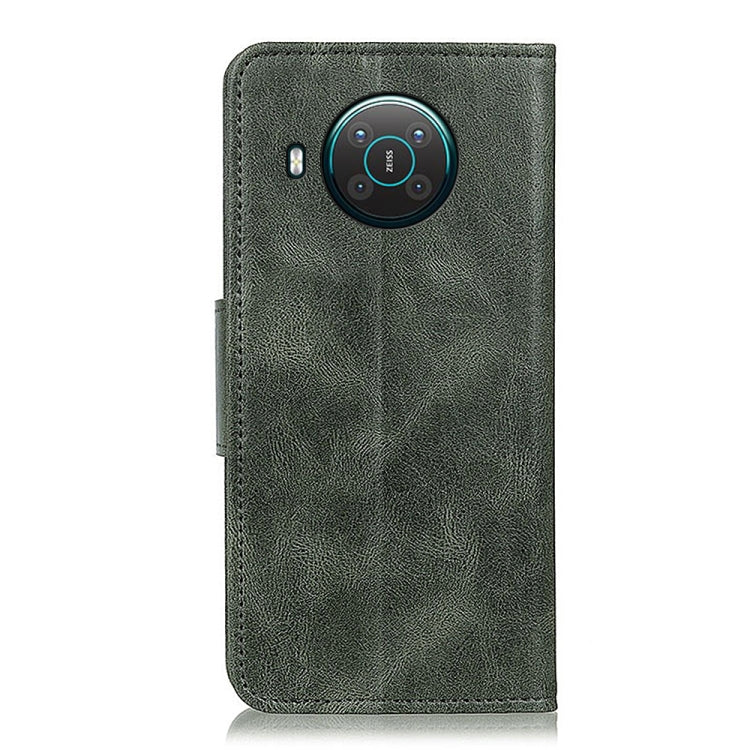 For Nokia X10 / X20 Mirren Crazy Horse Texture Horizontal Flip Leather Case with Holder & Card Slots & Wallet(Dark Green) by buy2fix
