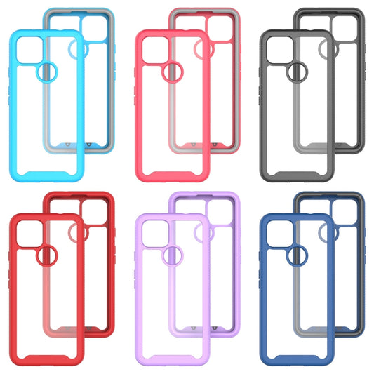 For Google Pixel 5A 5G Starry Sky Solid Color Series Shockproof PC + TPU Case(Black) - Google Cases by buy2fix | Online Shopping UK | buy2fix