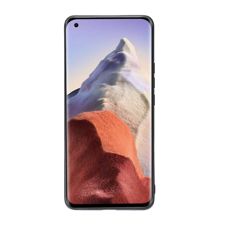 For Xiaomi Mi 11 Ultra Double Buckle PU + TPU Shockproof Magnetic Protective Case with Card Slot & Holder(Black) by buy2fix