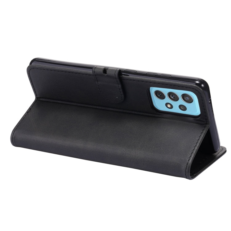 For Samsung Galaxy A52 5G / 4G Embossed Happy Cat Pattern Horizontal Flip Leather Case with Holder & Card Slots & Wallet(Black) by buy2fix