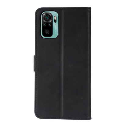 For Xiaomi Redmi Note 10 4G Embossed Happy Cat Pattern Horizontal Flip Leather Case with Holder & Card Slots & Wallet(Black) - Xiaomi Cases by buy2fix | Online Shopping UK | buy2fix